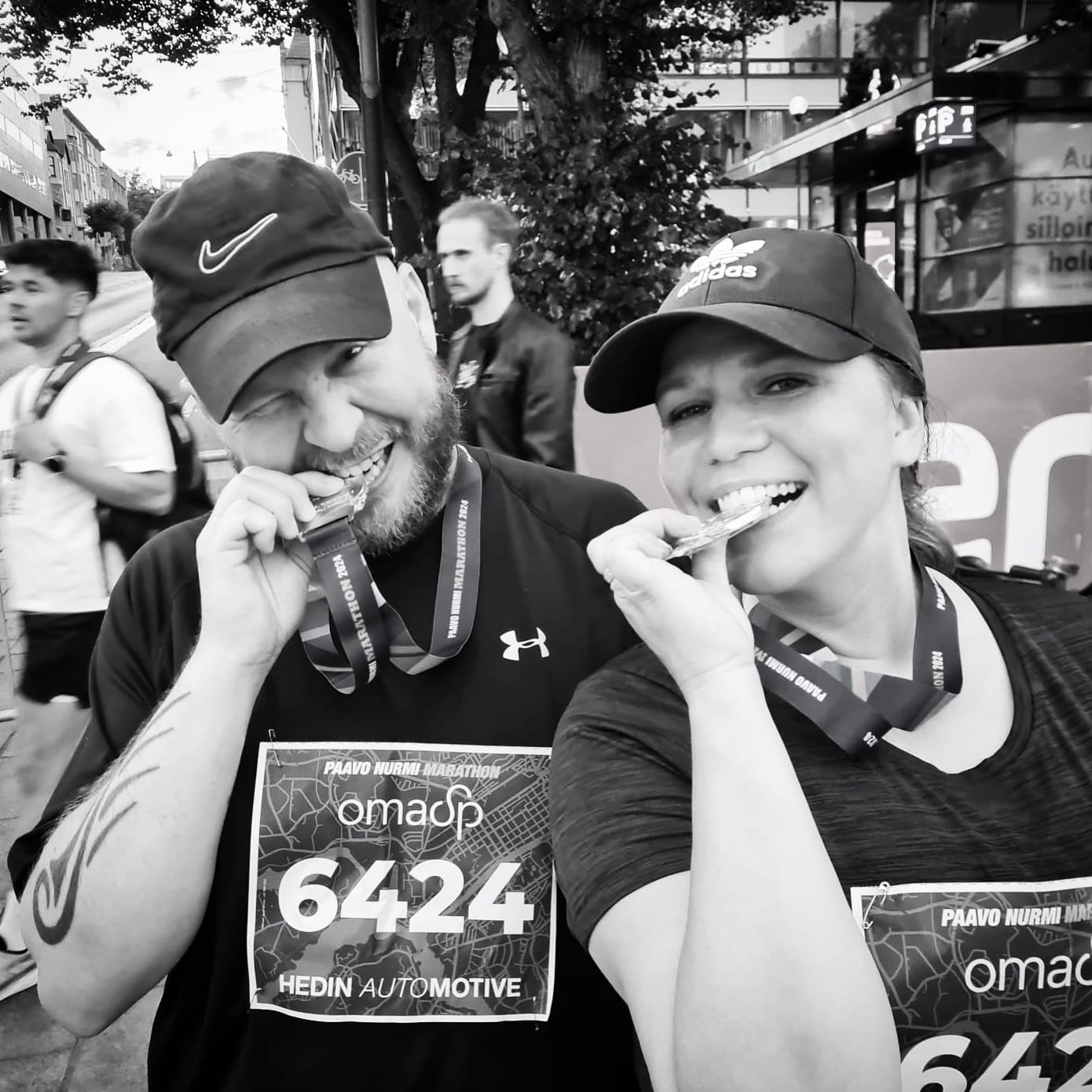 Paavo Nurmi maratonin osallistumispalkinto.