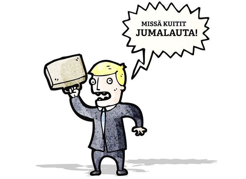 Missä kuitit jumalauta!